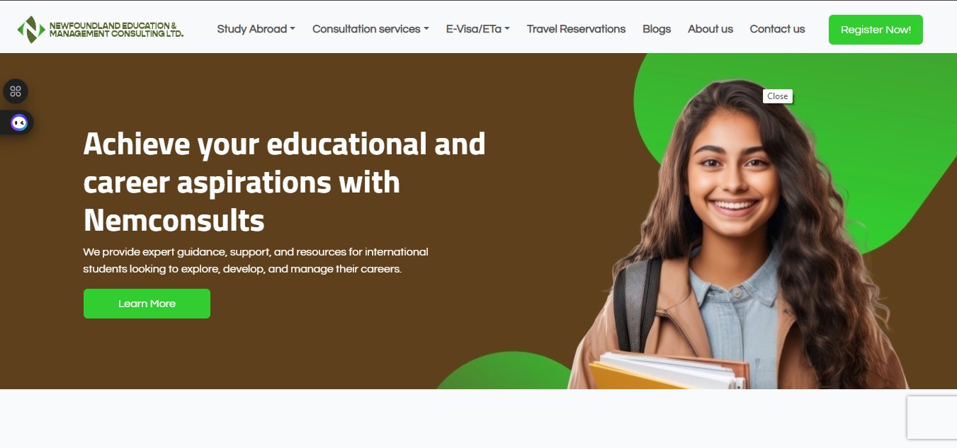 Nemconsults website